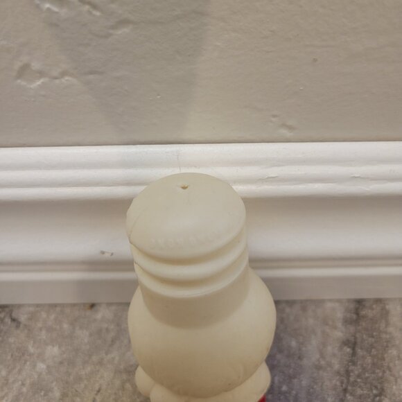 vintage plastic toy Santa candy stopper 4.5” tall hong kong - Picture 5 of 8